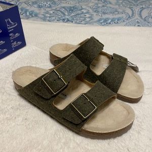 Birkenstock Arizona Rivet Wool Sandal